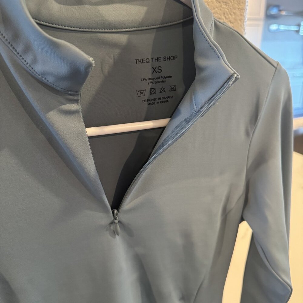 *NWOT* TKEQ 'Quinn' Long Sleeve Shirt in Monaco Equestrian Shirt- Women's XS